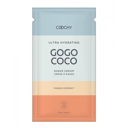 Coochy Ultra Hydrating Shave Cream Foil - .35 Oz Mango Coconut