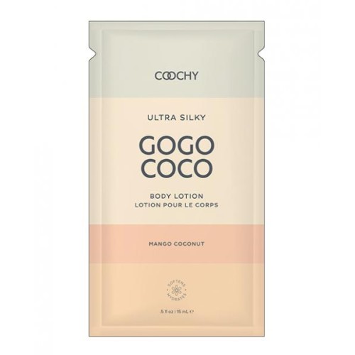 Coochy Ultra Silky Body Lotion Foil - .35 Oz Mango Coconut