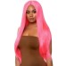 Long Straight 33 Cntr Part Wig O/s Pnk
