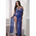 Sheer Lace Night Gown & Laced Panty Blue Angel Qn