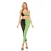 Pink Lipstick Block You Out Bra & Legging Black/green O/s