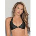 Glow Stones Black Light Dancewear Tri Bra Black O/s