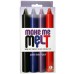 The 9's Make Me Melt Sensual Warm Drip Candles - Passion Tones Pack of 4